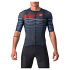 Castelli Climbers 3,0 Kort Tröja Savile Blue/Red, Str. 3XL