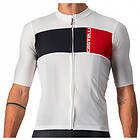 Castelli Prologo 7 Kort Tröja Ivory/Light Black-Red, Str. XL