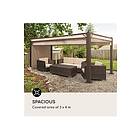Pantheon Cortina Rust paviljonki katolla 3x4 m 4 sivuosaa Beige