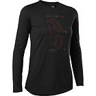 Fox Head Inc Ranger Drirelease LS W Sykkeltrøye Svart, Str. XL