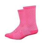 DeFeet Evo Mont Ventoux 6" Strumpor Rosa, Str. L