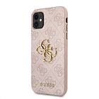 Guess iPhone 11 Metal Logo Rosa GUHCN614GMGPI 4G