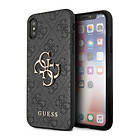 Guess GUHCPX4GMGGR iPhone X/XS szary/grey hardcase 4G Big Metal Logo