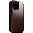 Nomad Modern Folio Horween Apple iPhone 14 Pro Max Brun