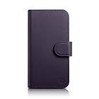 iCarer Wallet Case 2 in1 Plånboksfodral iPhone Mörklila 14 Pro Flip Leather Cover Anti-RFID Dark Purple (WMI14220726-DP) IN1