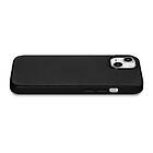 iCarer litchi Premium leather case for iPhone Svart 14 Magnetic with MagSafe Black (WMI14220709-BK)