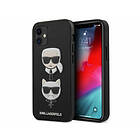 Karl Lagerfeld KLHCP12SSAKICKCBK iPhone 12 Mini Saffiano