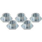 VAR Bag Of 5 Hex Nuts Silver 5,85 mm