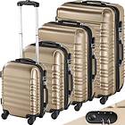 TecTake 4 Wheel Travel Trolley 4-Set