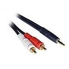 C2G Velocity One 3.5mm - 2RCA 3m