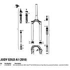 RockShox Judy Gold Boost Solo Air 51os Svart 27,5-29´´