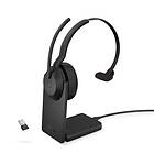 Jabra Evolve2 55 Link380a MS Mono with Stand Wireless On Ear