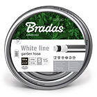 Bradas Vattenslang White LINE 1/2" 50M