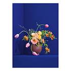 Paper Collective Blomst 01 Blue poster 70x100 cm