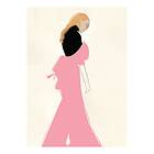 Paper Collective Pink Dress poster 50x70 cm