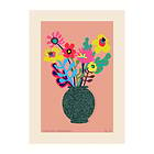 Paper Collective Flower Studies 02 (Sommar) poster 30x40 cm