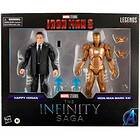 Marvel The Infinity Saga Iron Man 3 Happy Hogan and Iron Man Mark XXI set 2 figures 15cm