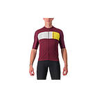 Castelli PROLOGO 7 Jersey, Bordeaux/Ivory-passion Fruit, M