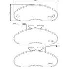 Brembo Bromsbeläggssats, skivbroms P 56 019