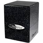 Pro Deck Box Satin Cube Glitter Black