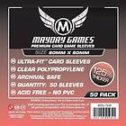 Card Sleeves Clear Premium 80x80mm (50) (Mayday)