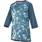 iXS Carve Women jersey marine camo 42 undertröja, blå