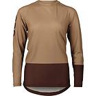 POC Women's MTB Pure LS Jersey L, Jasper Brown/Axinite Brown