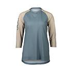 POC W´s MTB Pure 3/4 Jersey Calcite Blue/Light Sandstone Beige - Mtbkläder