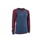 ION Scrub Amp Long Sleeve Enduro Jersey Röd,Blå XS Femme