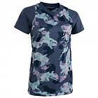 ION Scrub Short Sleeve Enduro Jersey Blå M Femme