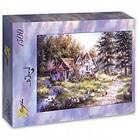 Art Graf-ika Puzzle 1500 Cottage in the woods Dennis Lewan