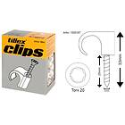 Tillex Skruvclips T20 7-10 Vit 100-pack (skruv 5x33mm)