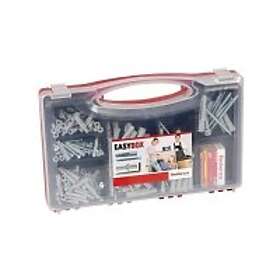 Easy Fischer Box - UX + Screw Rawlplug-sortiment 533630 126 stk