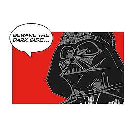 Komar Poster Classic Comic Quote Vader 70x50cm