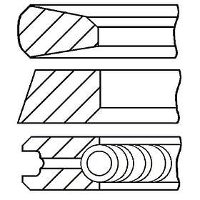 Goetze Kolvringsats ENGINE 08-427400-00