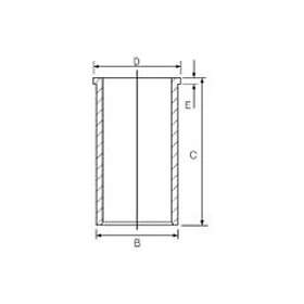 Goetze Cylinderhylsa ENGINE 14-020420-00