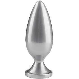 Kiotos Unisex Metal Butt Plug 9 cm Silver