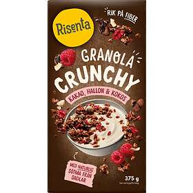 Risenta Granola Crunchy Kakao, Hallon & Kokos 375g