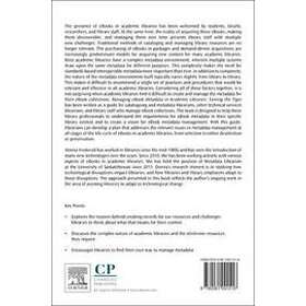 Donna E Frederick: Managing eBook Metadata in Academic Libraries