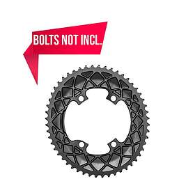 Absolute Black Oval 2x 9100/8000/9000/6800 110 Bcd Chainring 46t