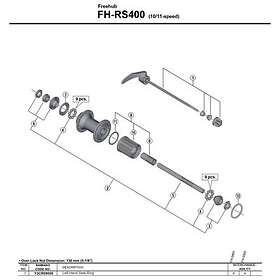 Shimano Fh-6700 Left Silver