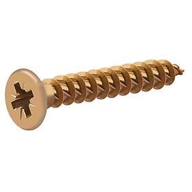 Wood Turbodrive Steel Screw (Dia)4,5mm (L)30mm Of 100