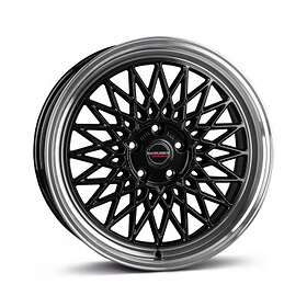 Borbet B black rim polished 7,0x17 4/108,00 ET38 B63.4