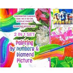 Diamond Panta Plast Set 2in1: mosaic, canvas 40x50 89691