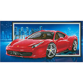 Diamond Dotz, Ferrari, stl. 40x50 cm, 1 förp.