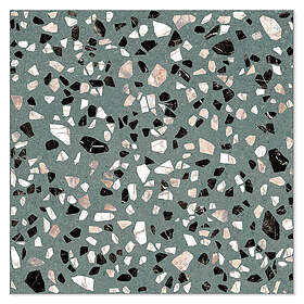 Hill Ceramic Klinker Retro IT Terrazzo Grön Matt 20x20 cm