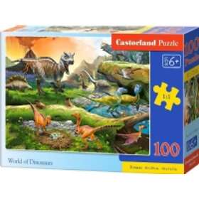 Castorland Puzzle 100 Le Monde des Dinosaures B-111084