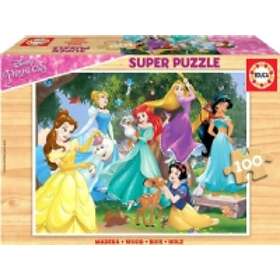 Educa Puzzle Disney Princesses (wooden) 100P 17628
