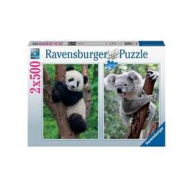 Ravensburger Puzzle Panda & Koala 2 x 500 17288