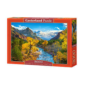 Castorland Puzzle 3000 autumn Cars in Zion National Park USA